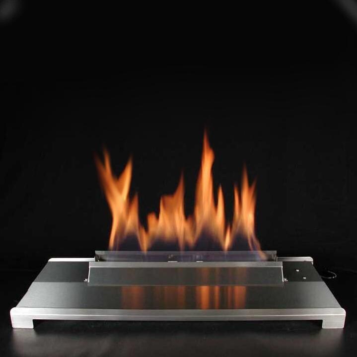 Rasmussen 30-Inch Black ALTERNA See-Thru FireGlitter Set With Vent-Free Stainless Steel Chassis Burner - Vent-Free Stainless Steel Chassis Burner thumbnail