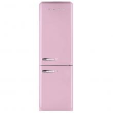 Smeg 50s Retro Style 11.7 Cu. Ft. Bottom Freezer Refrigerator - Pink - Right Hinge - FAB32UPKRN image