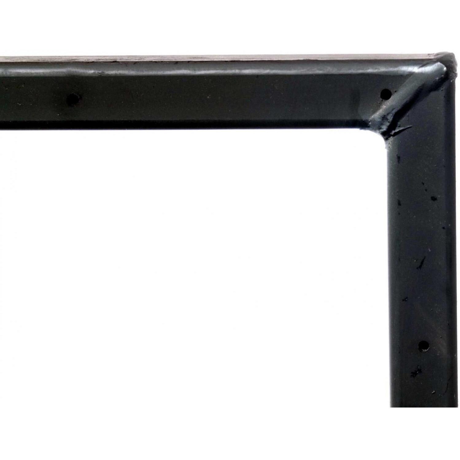 Rectangular Triple Fire Pit Ring - Close Up of Corner thumbnail