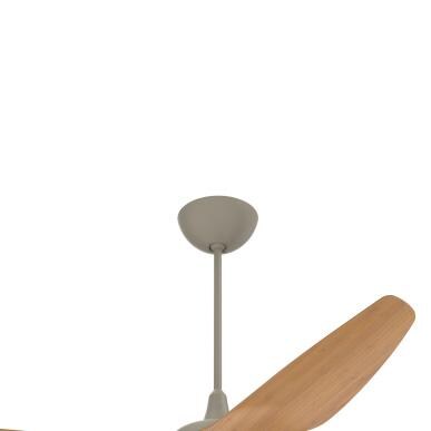 Big Ass Fans 20-Inch Haiku/es6 Downrod Assembly in Satin Nickel - 010762-470-20