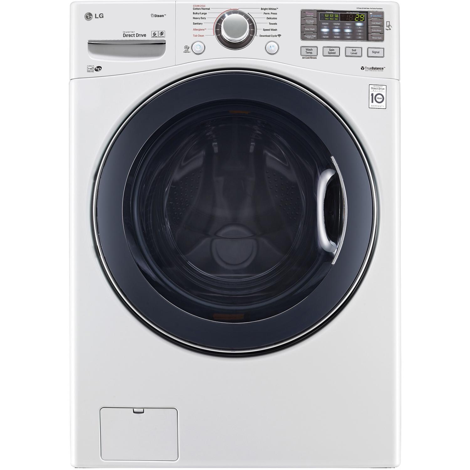 LG WM3570HWA 4.3 Cu. Ft. TurboWash Front Load Washer - White