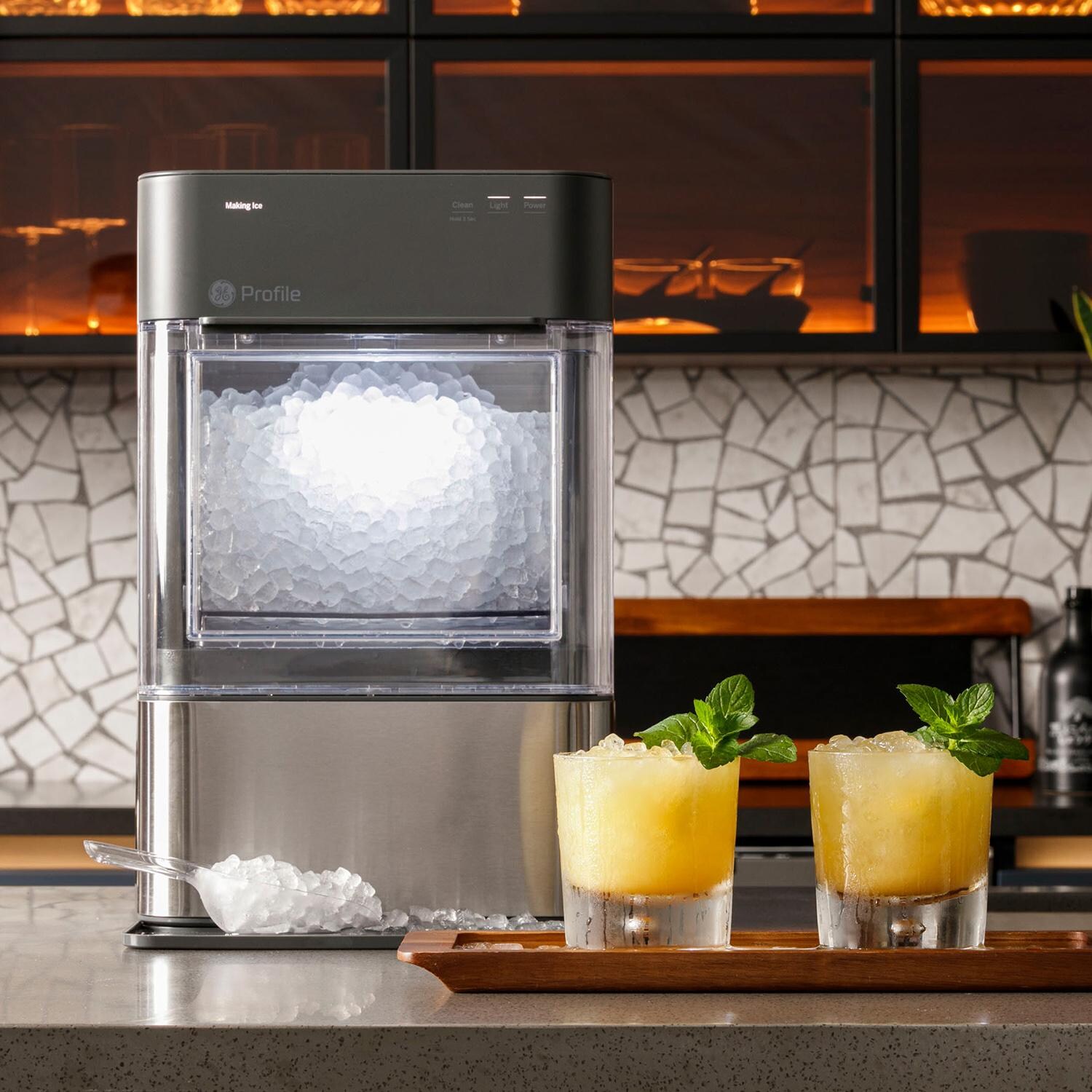 GE Profile XPIO23SCSS Opal 2.0 Nugget Ice Maker - Stainless Steel - Ice Maker - Lifestyle thumbnail