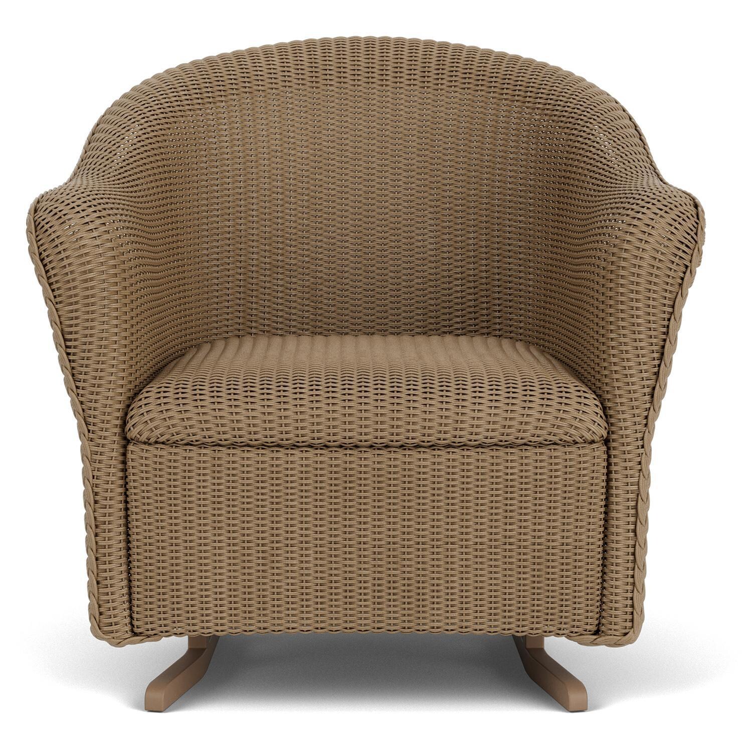 Lloyd Flanders Reflections 3-Piece Seating Set W/ Spring Rockers in Fawn Finish - Spring Rocker Front thumbnail