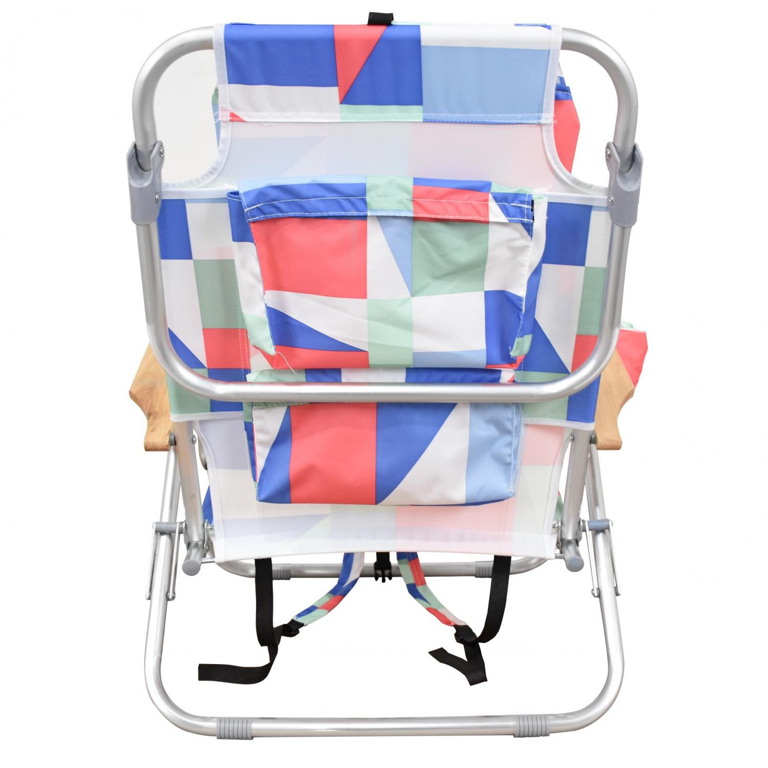 Astella Folding Aluminum Backpack Beach Chair W/ Storage Pouch