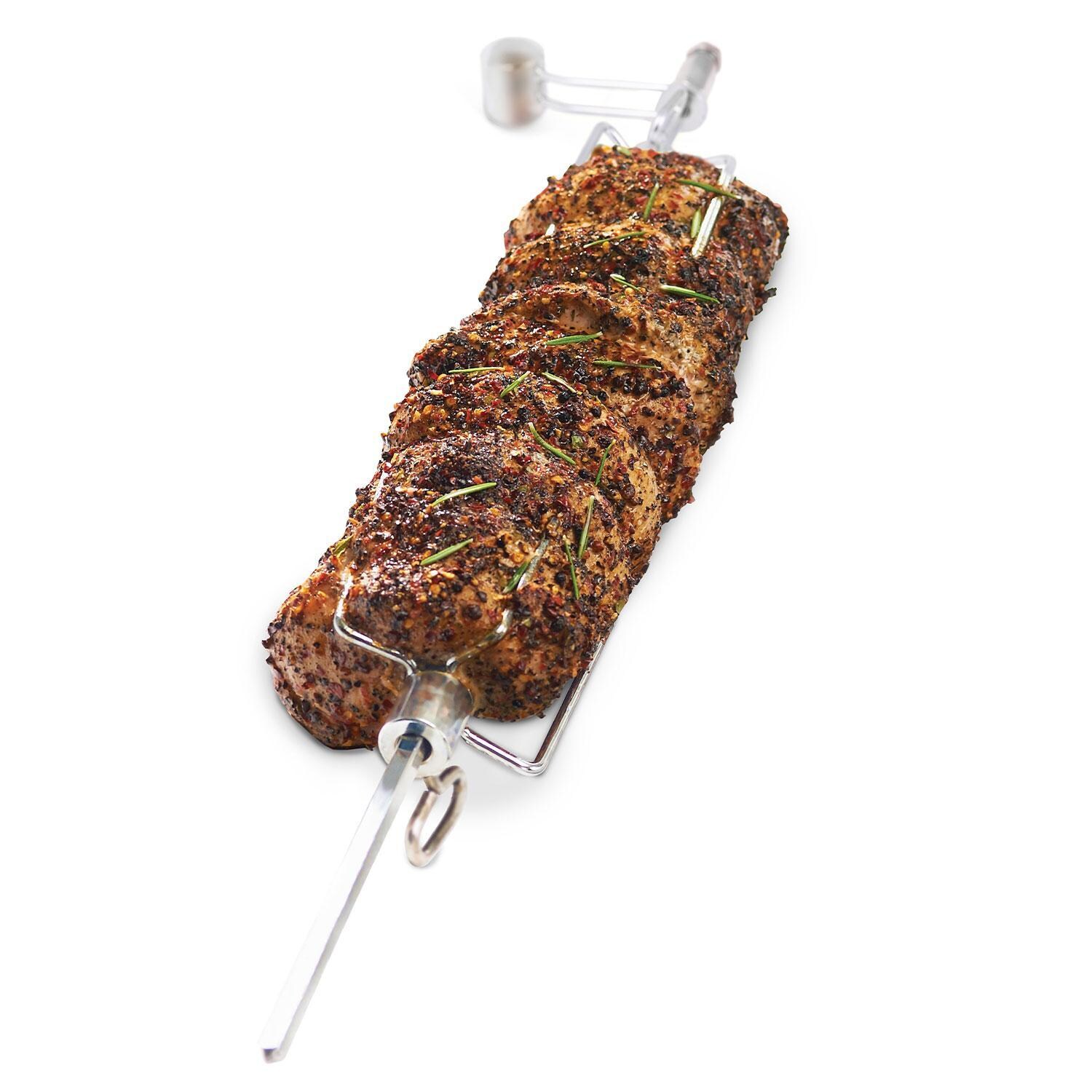 Broil King 60669 Deluxe Pellet Rotisserie Kit - Display - White Background thumbnail