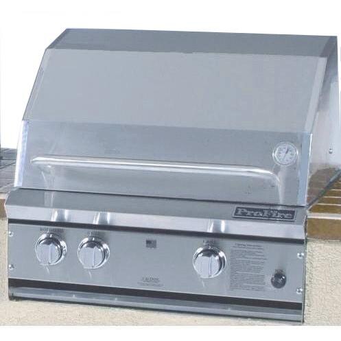 ProFire Professional Series 27-Inch Built-In Hybrid Propane Gas Grill thumbnail