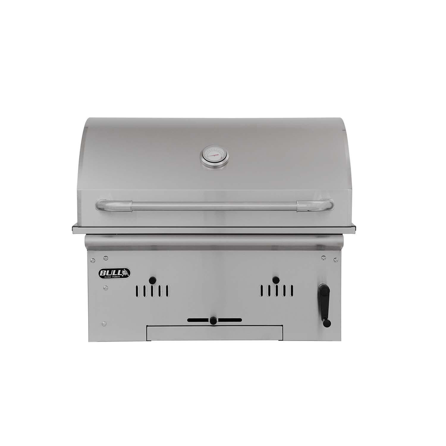 Bull 88787 Bison Premium Built-In Charcoal Grill - Lid Closed thumbnail