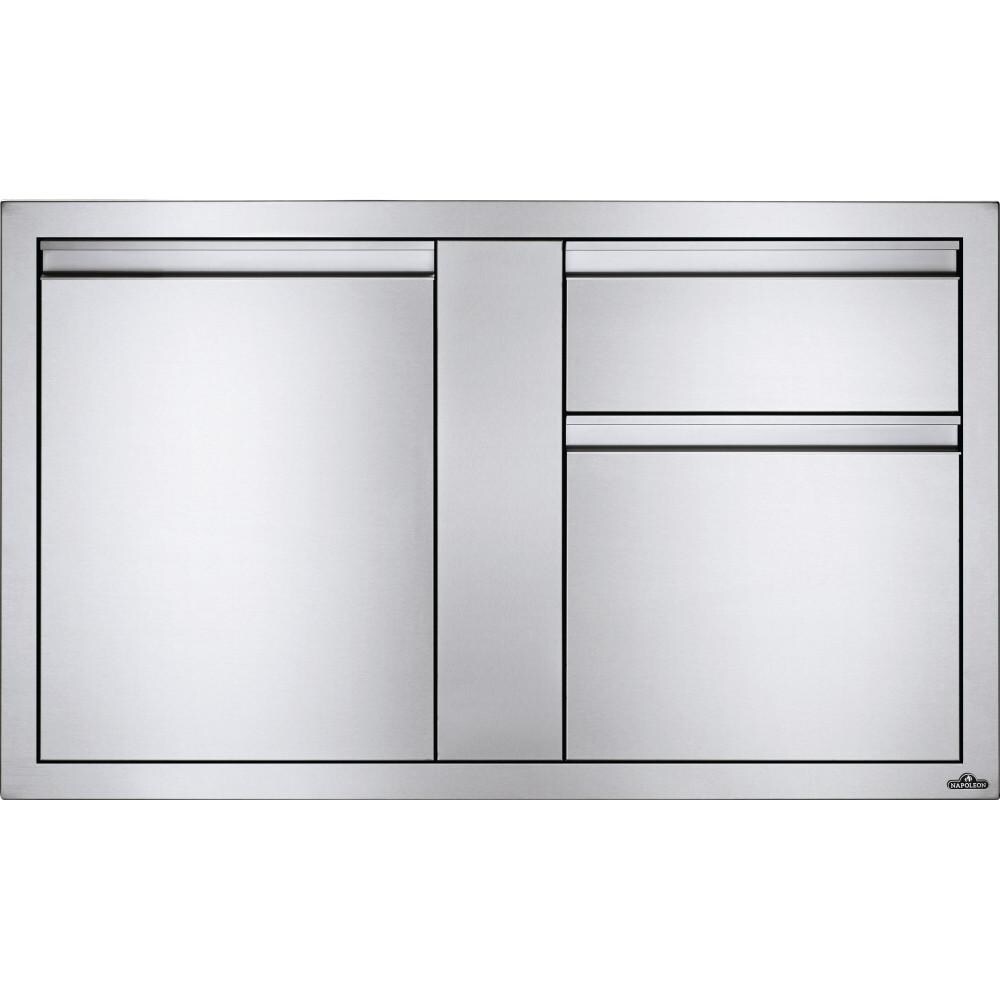 Napoleon - BI-4224-1D2DR - 42-Inch Large Single Door & Double Drawer - Front thumbnail