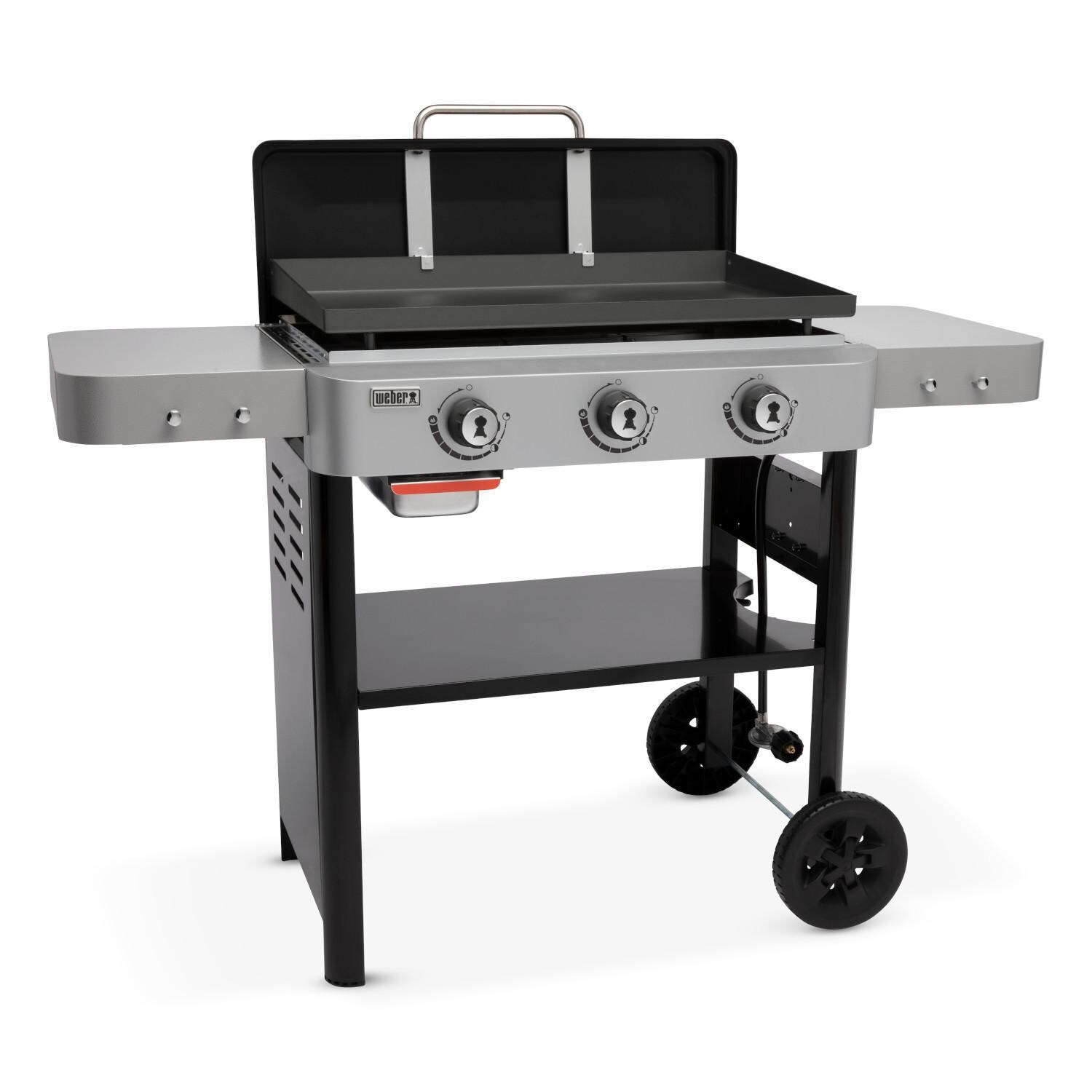Weber 43310201 28-Inch Propane Griddle W/ Cover Bundle - Angled Right thumbnail