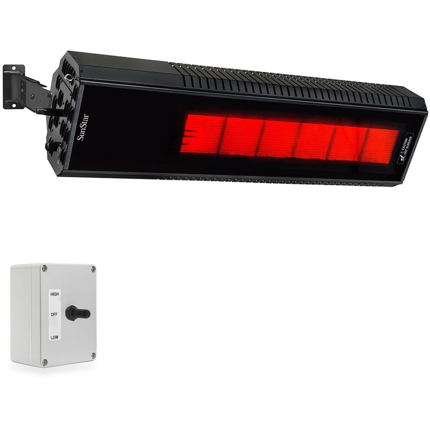 SunStar GLASS 48-Inch 50,000 BTU Propane Gas Patio Heater - 50L7 SGL1560