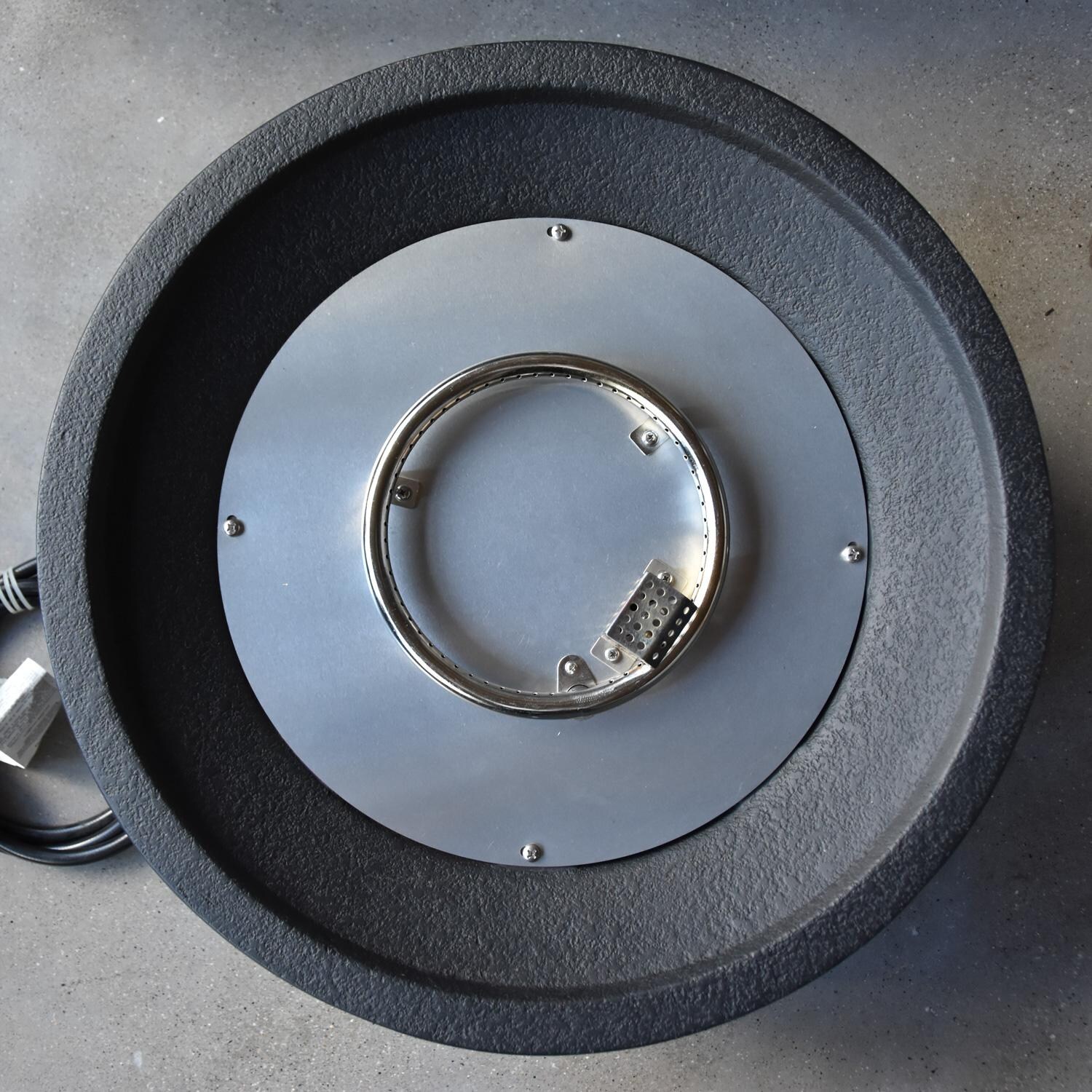 Elementi OFG119-NG Modeno Jefferson 26-Inch Natural Gas Fire Bowl - Top View thumbnail