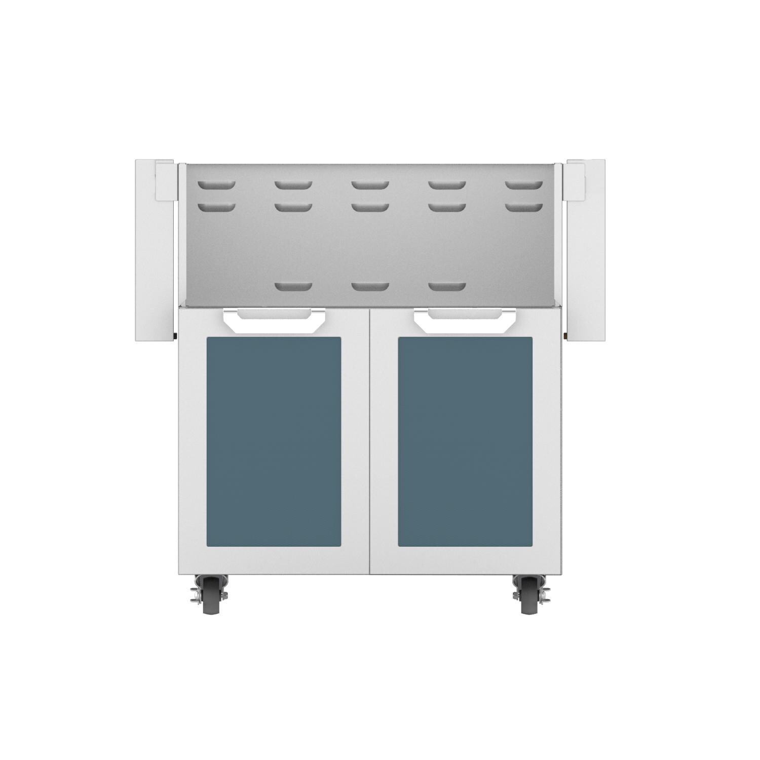 Hestan Double Door Tower Cart For 30-Inch Gas Grill - Pacific Fog - GCD30-GG