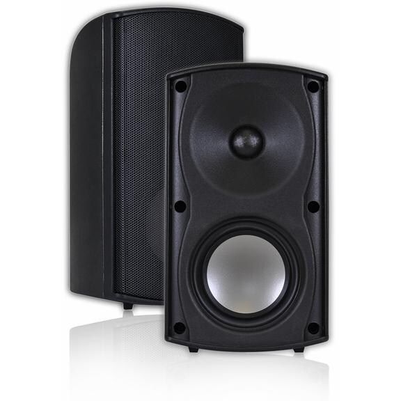 OSD Audio 4-Inch Waterproof Outdoor Patio Speakers - Black