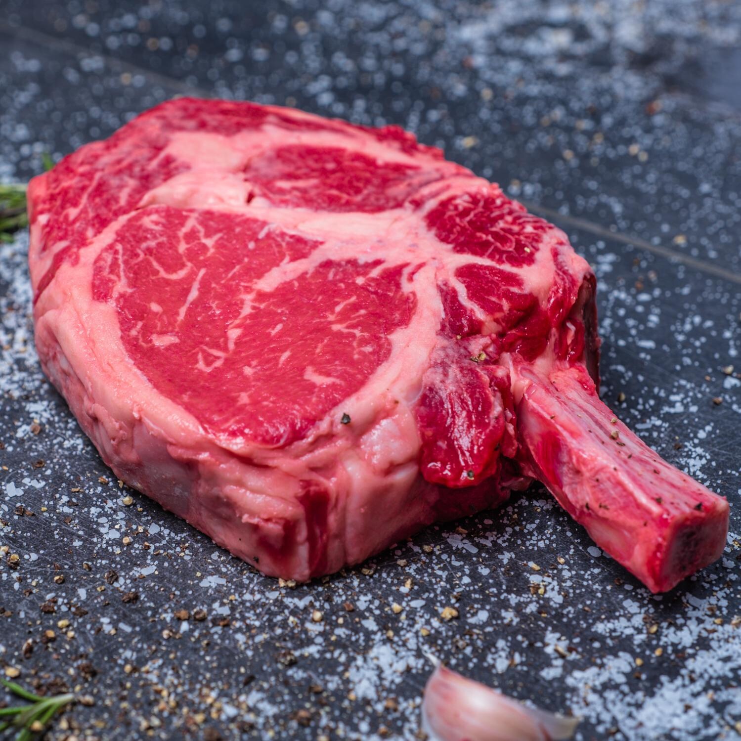 Top USDA Choice Cowboy Bone-in Ribeye Steaks, 24 oz (2) | BBQGuys USA Premium Cuts image