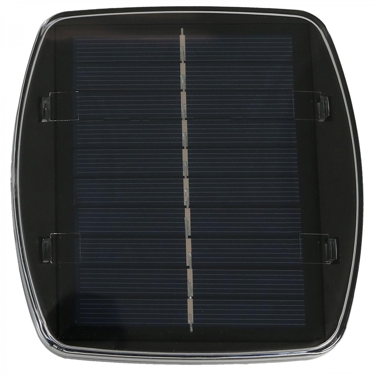 Ultimate Patio 9 Ft. Solar Lighted Patio Umbrella W/ Crank & Tilt - Beige - Solar Panel thumbnail