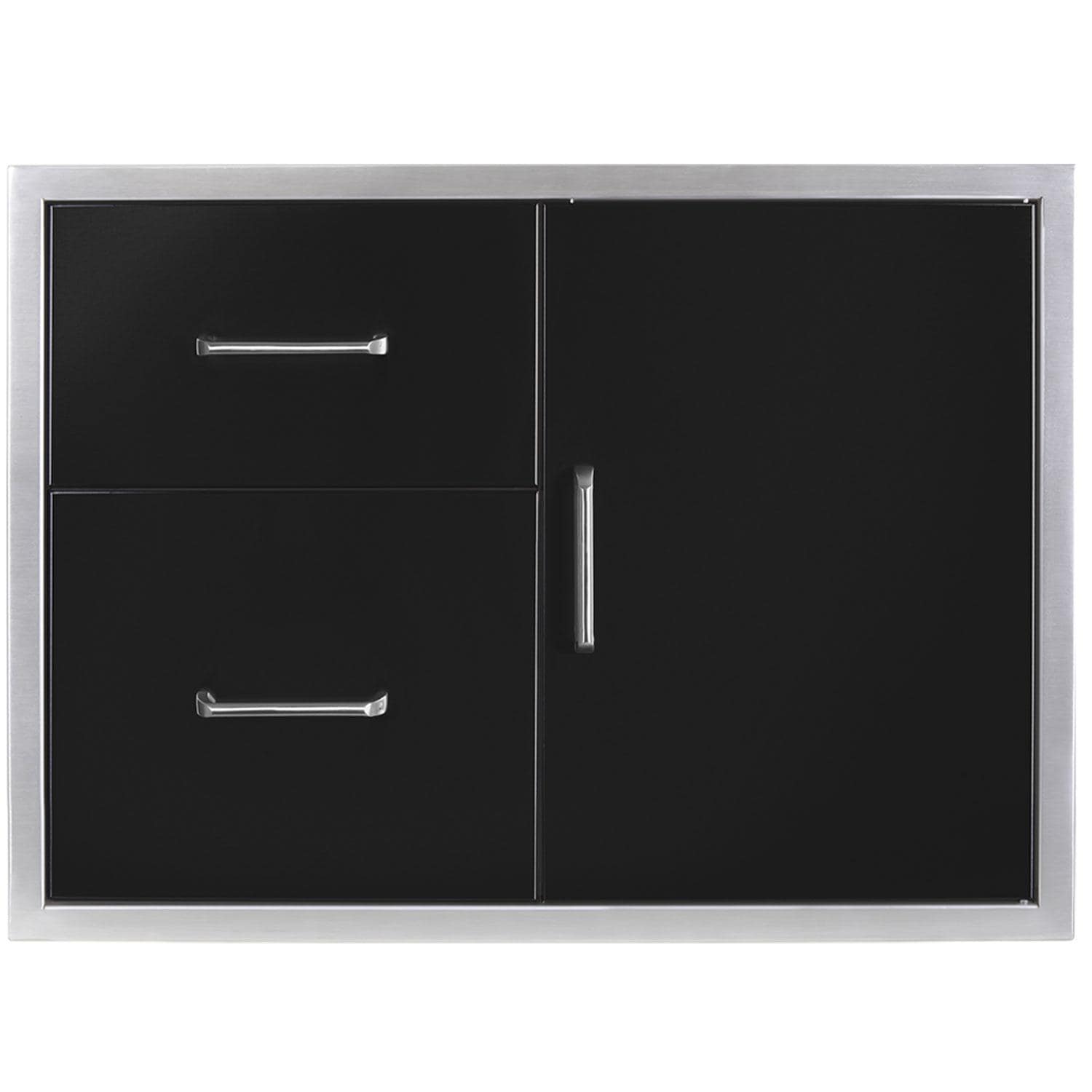 Wildfire 30 X 24 304 Black SS Access Door & Double Drawer