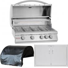 Blaze 3-Piece 32-Inch Propane Gas Outdoor Kitchen Package