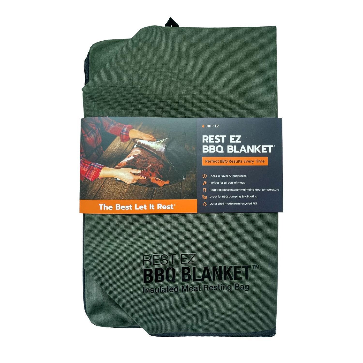 Drip EZ BLNKT-1-GR Rest EZ BBQ Blanket - Green - Display - White Background thumbnail