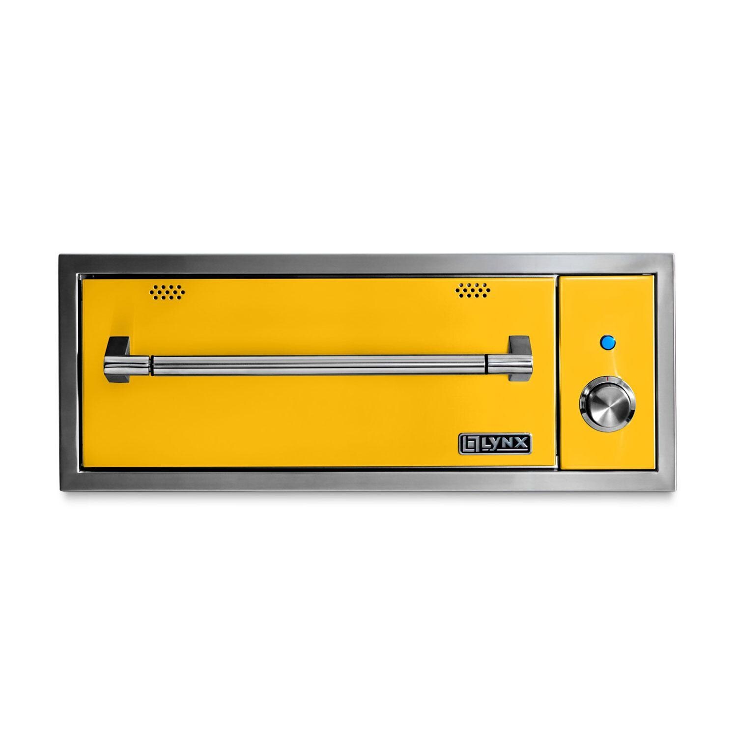 Lynx L30WD-1-CA Professional 30 Inch Built-In 120V Electric Outdoor Warming Drawer in California Poppy - Display - White Background thumbnail