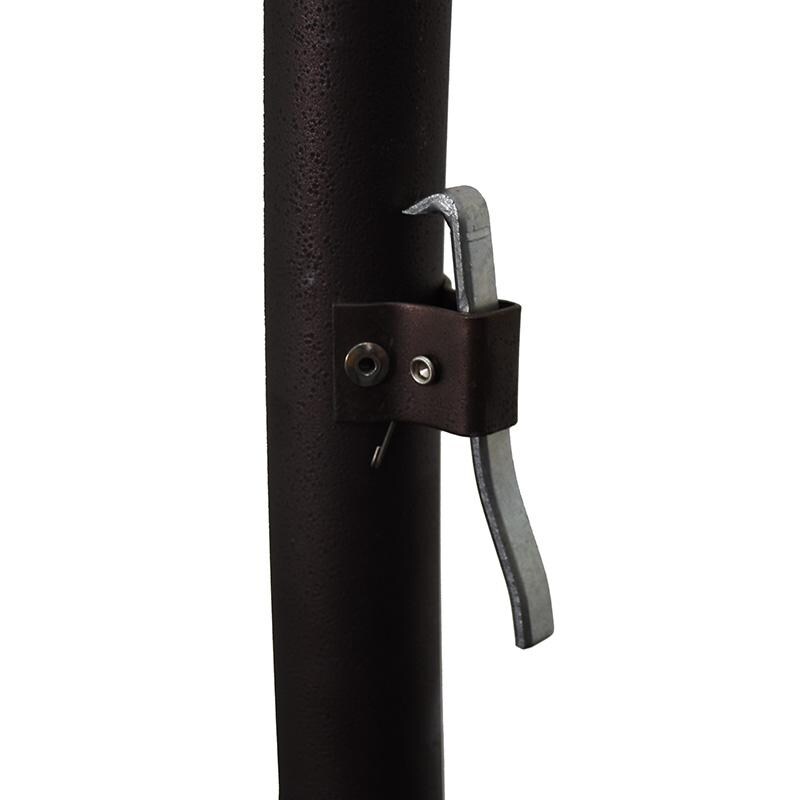 California Umbrella 9 Ft Octagonal Aluminum 2-Way Tilt Cantilever Patio Umbrella W/ Crank Lift & Aluminum Ribs - Trigger Detail thumbnail