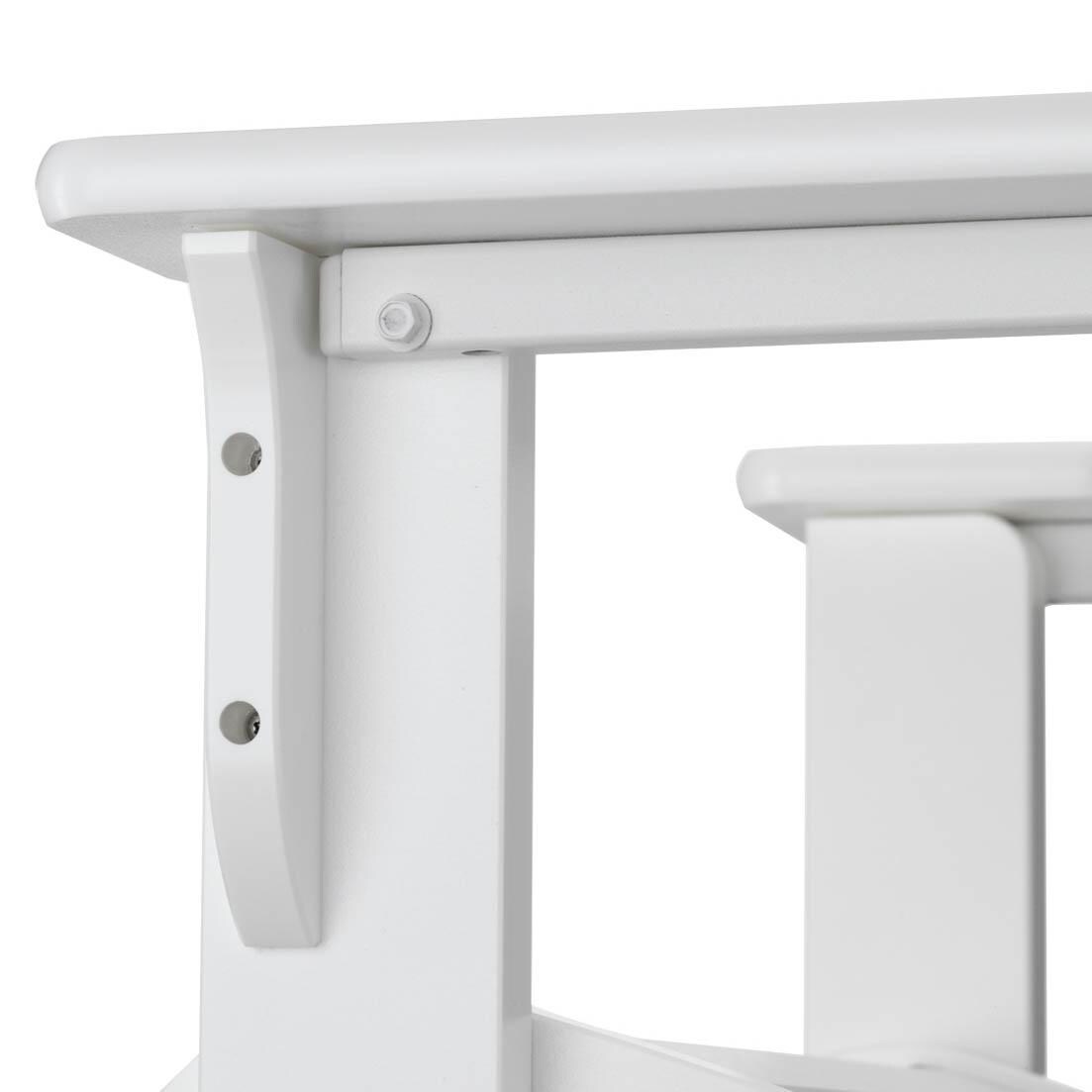 Adirondack MGP Outdoor Lounge Chair By Telescope Casual - Arm Detail (Shown in Textured Snow) thumbnail