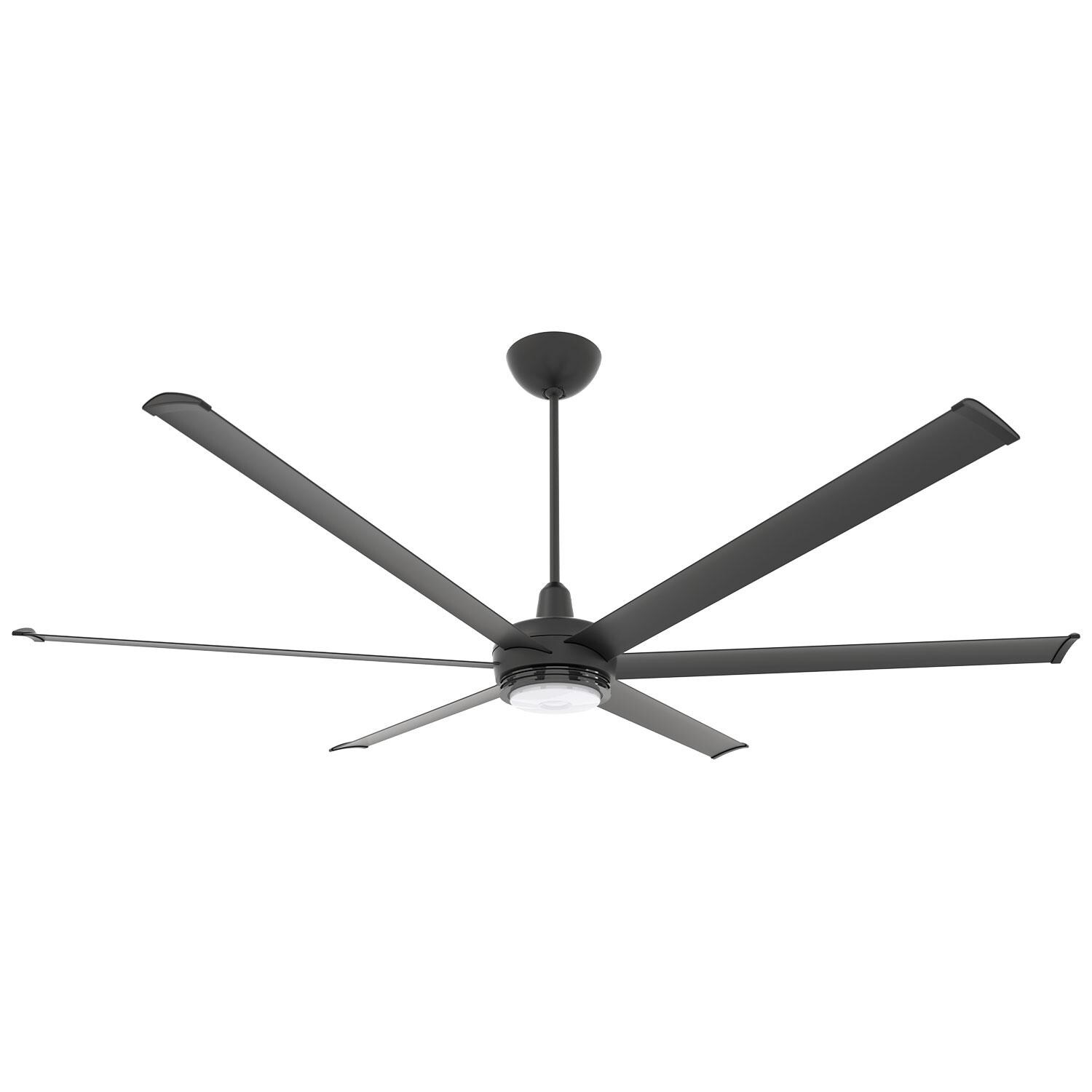 Big Ass Fans MK-ES62-072306A786I20S34 84-Inch es6 Ceiling Fan Kit Universal Mount W/ 20-Inch Ext Tube Black - W/ Light (Sold Seperately) thumbnail