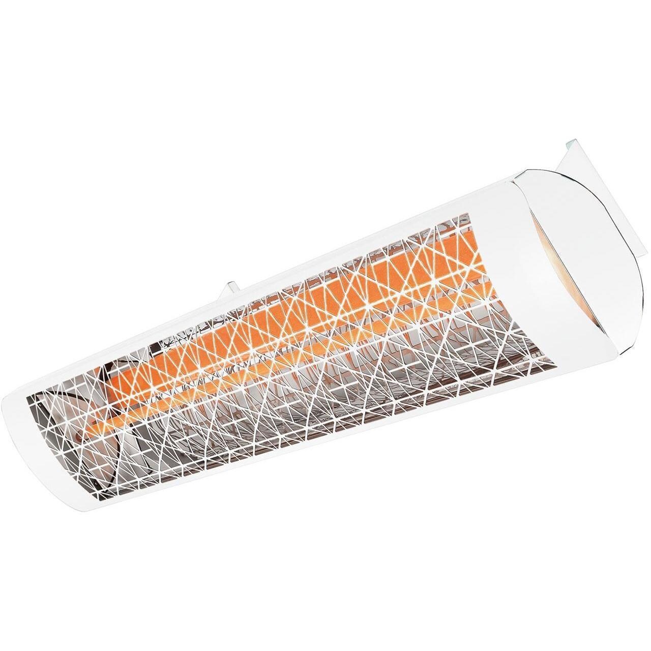 Eurofase EF30277W4 Astra Series 61 Inch 3000 Watt Single Element Marine Grade 277V Electric Patio Heater in White - Left Angle - Close Up - White Background thumbnail