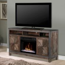Dimplex Multi-Fire XD Wyatt 64-Inch Electric Fireplace Media Console - Acrylic Ice Embers - Barley - GDS25GD-1589BY image