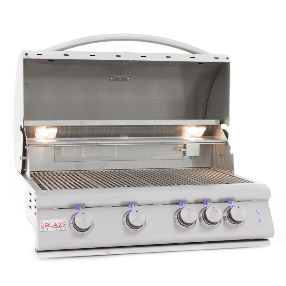 Blaze Blue LED Set for 4PRO and 4LTE - LEDs shown on open grill
