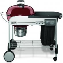 Weber Performer Deluxe 22-Inch Freestanding Charcoal Grill With Touch-N-Go Ignition - Crimson image