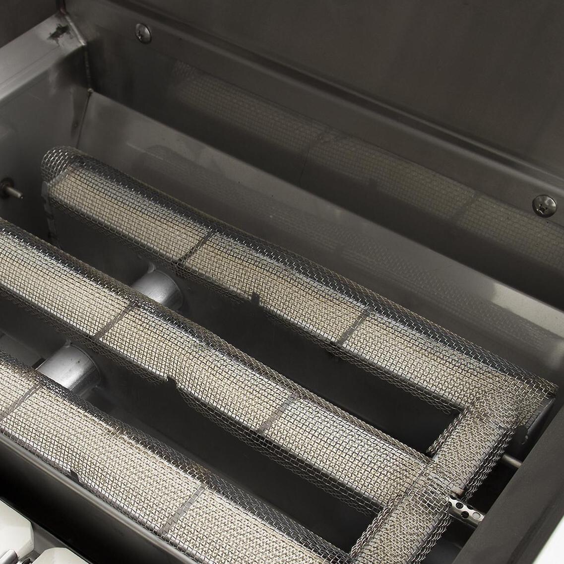 Lynx L54TR-GLNG Professional 54 Inch Built-In Natural Gas Grill With One Infrared Trident Burner & Rotisserie in Glacier - Trident Infrared Burner - Detail thumbnail