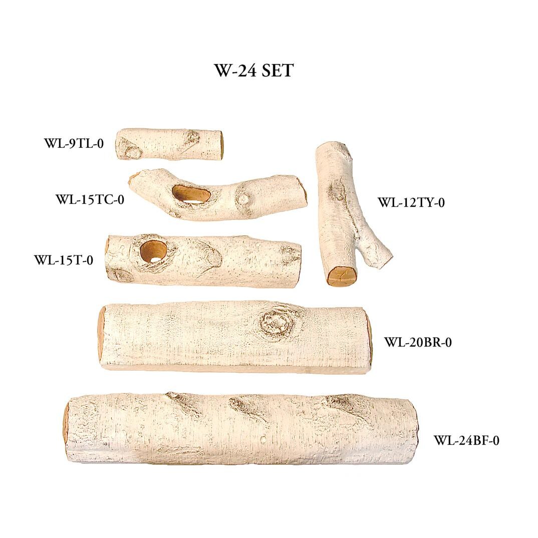 Peterson Real Fyre White Birch 24-Inch Log Breakdown thumbnail