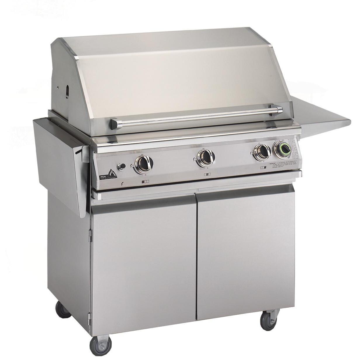 PGS T-Series Commercial 39-Inch Freestanding Propane Gas Grill With Timer - S36TLP thumbnail