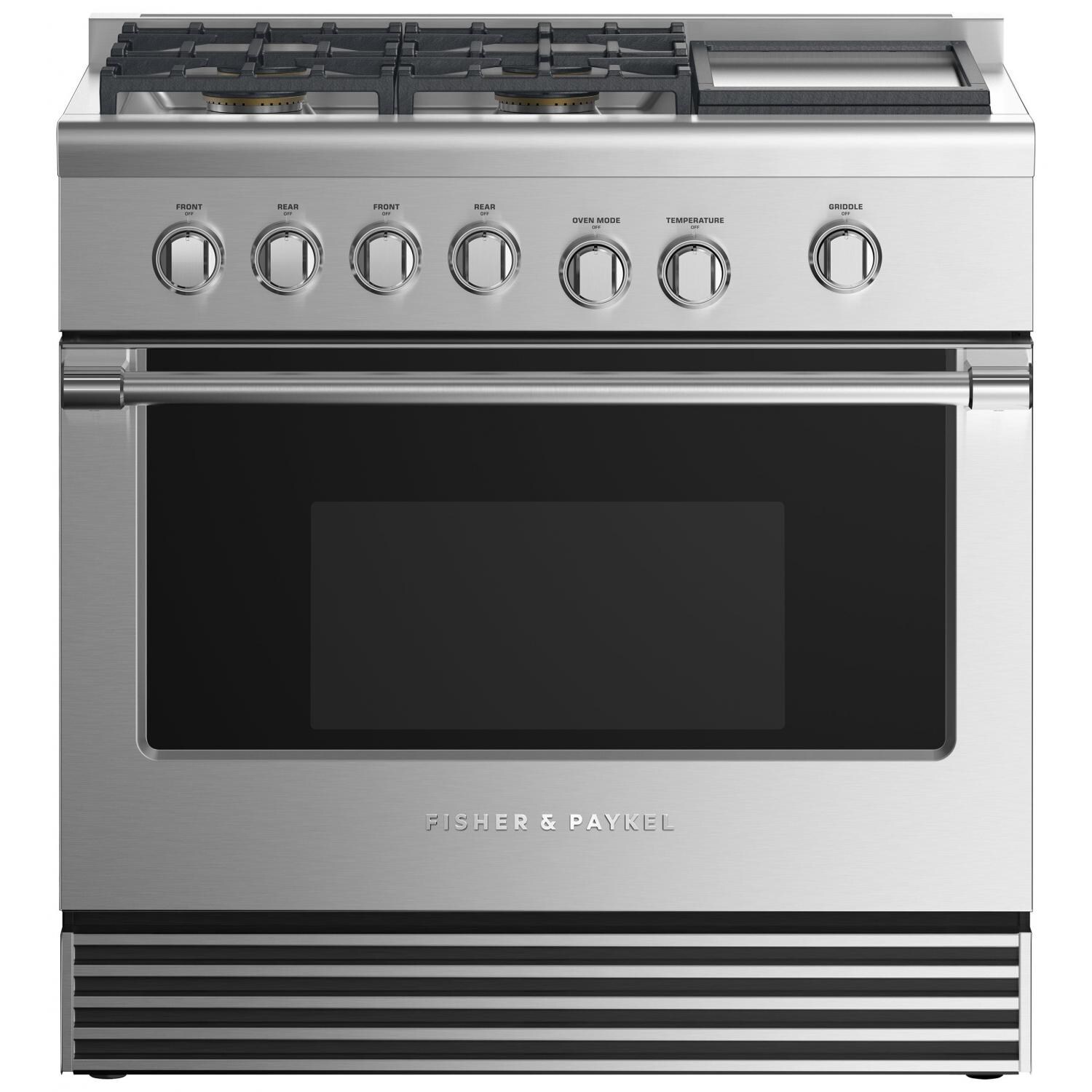 Fisher Paykel Professional 36-Inch 4-Burner Natural Gas Range With Griddle - RGV2-364GDN N thumbnail