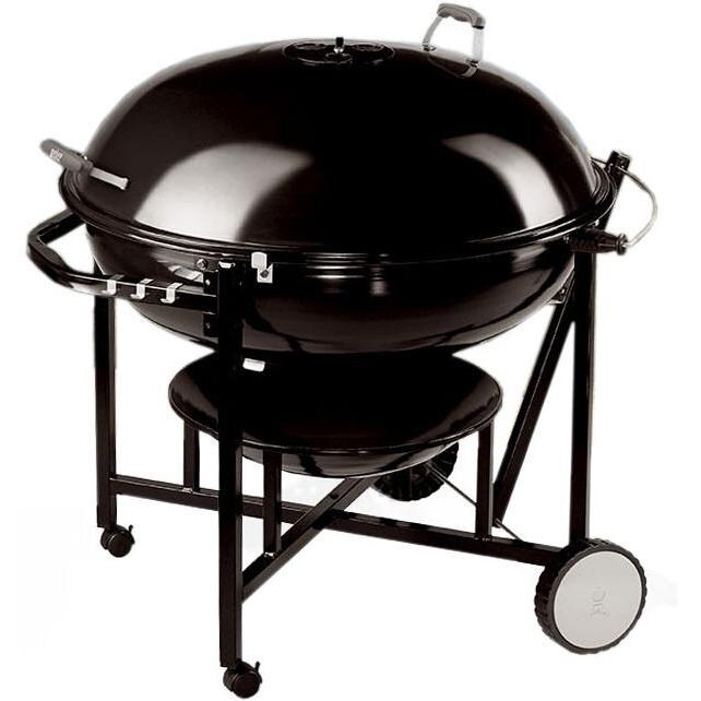 Weber Ranch Kettle 37.5 Inch Charcoal Grill - Black thumbnail