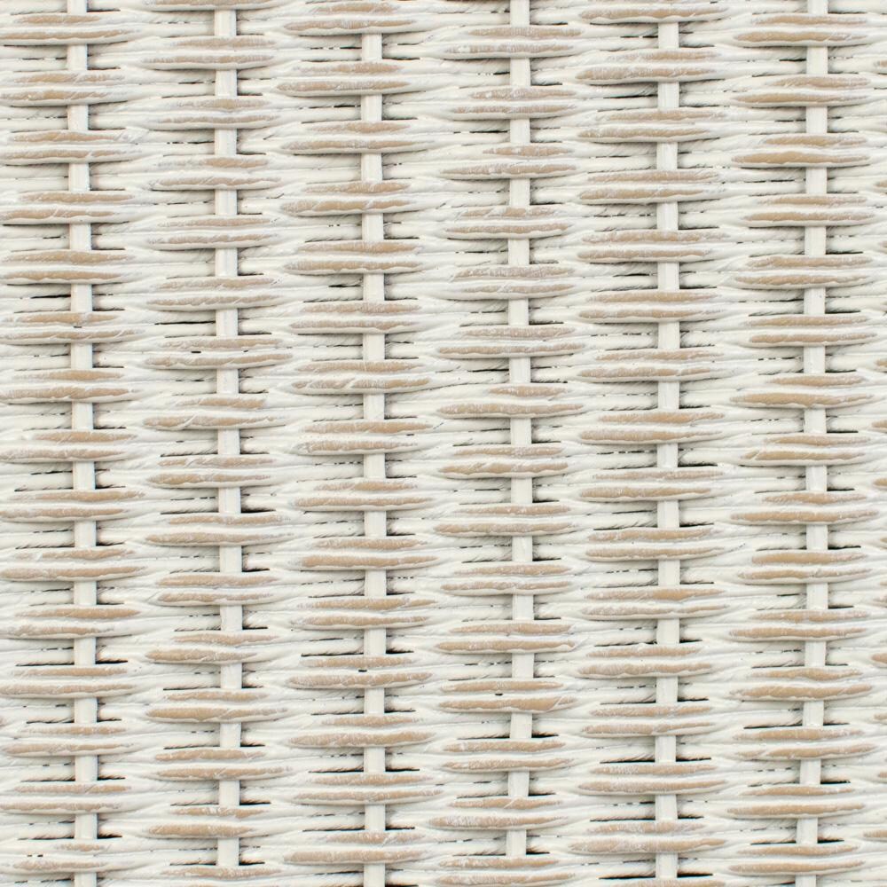 Lloyd Flanders Essence Loveseat W/Demo Skyway Fabric - Antique White Finish - Frame Detail thumbnail