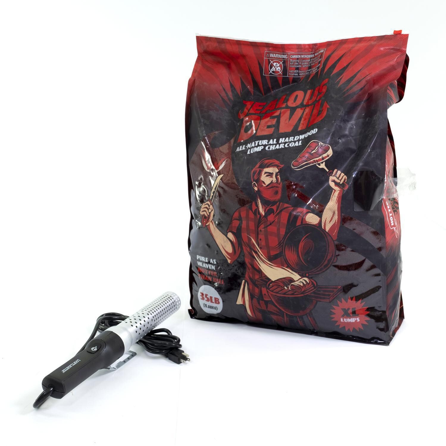 BBQGuys Signature Kamado Charcoal Starter Gift Set image