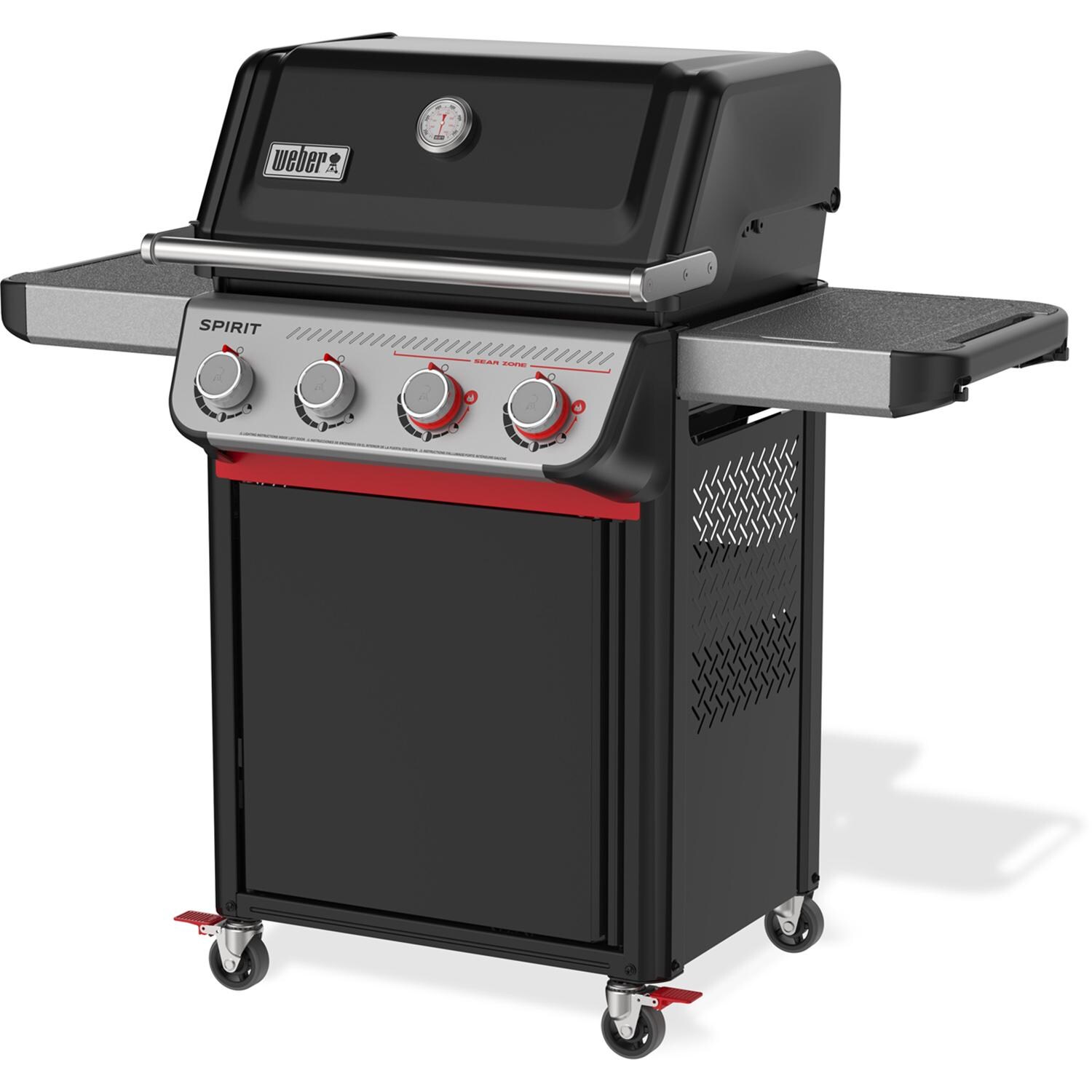 Weber Spirit E-425C Propane Gas Grill - Black - 1502067 - Angled Right - White Background thumbnail