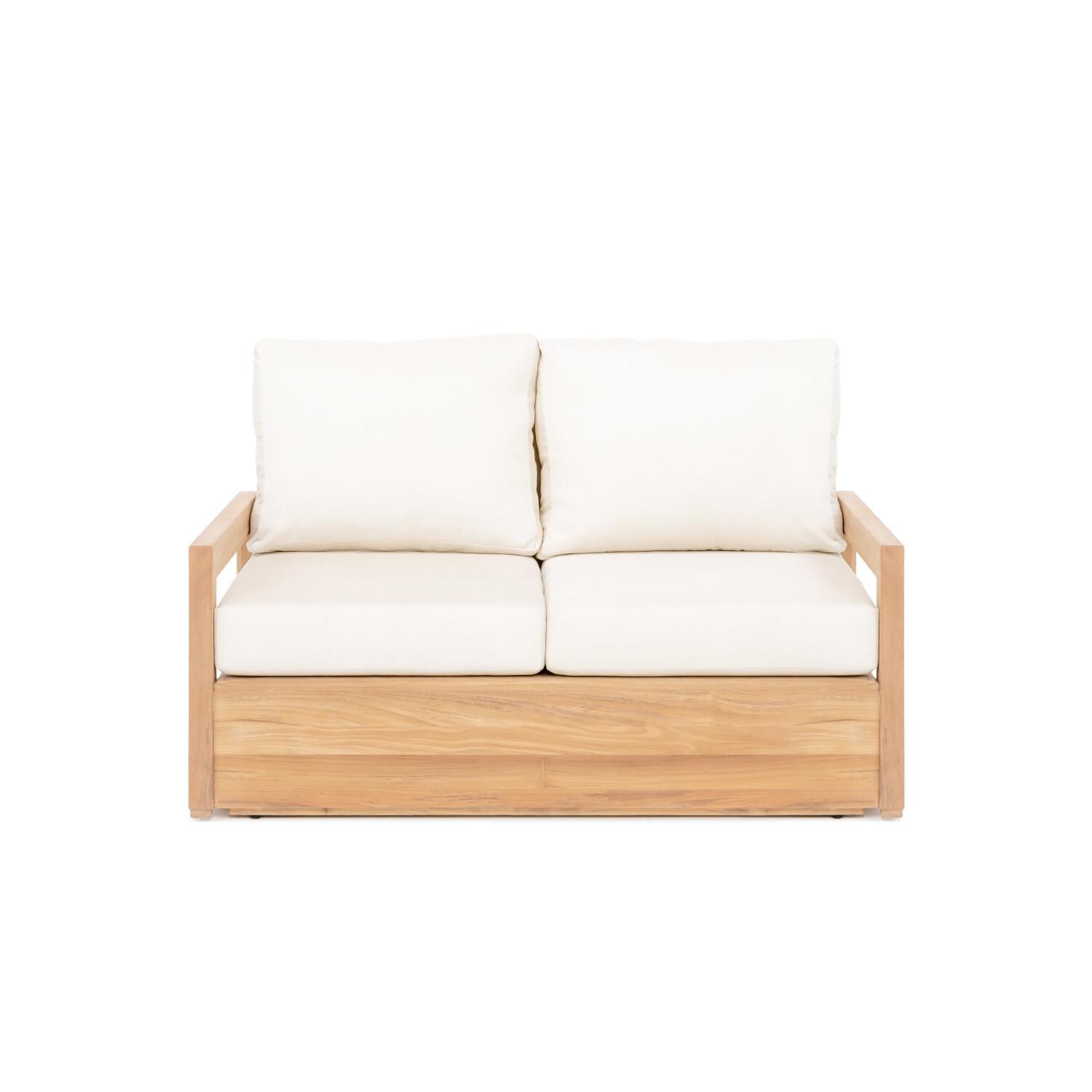 Relax Loveseat in Sand By Teak + Table