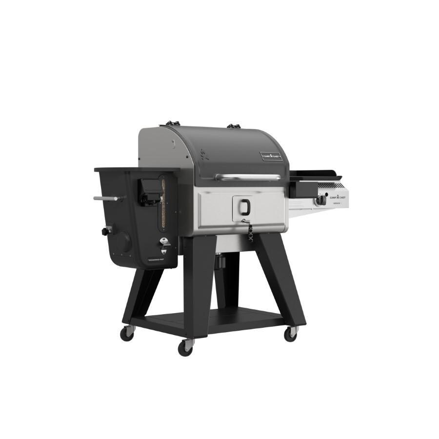 Camp Chef PG24WWSB0 + PG14 Woodwind Pro 24-in Pellet Grill w/ Propane Sidekick Griddle - Right thumbnail