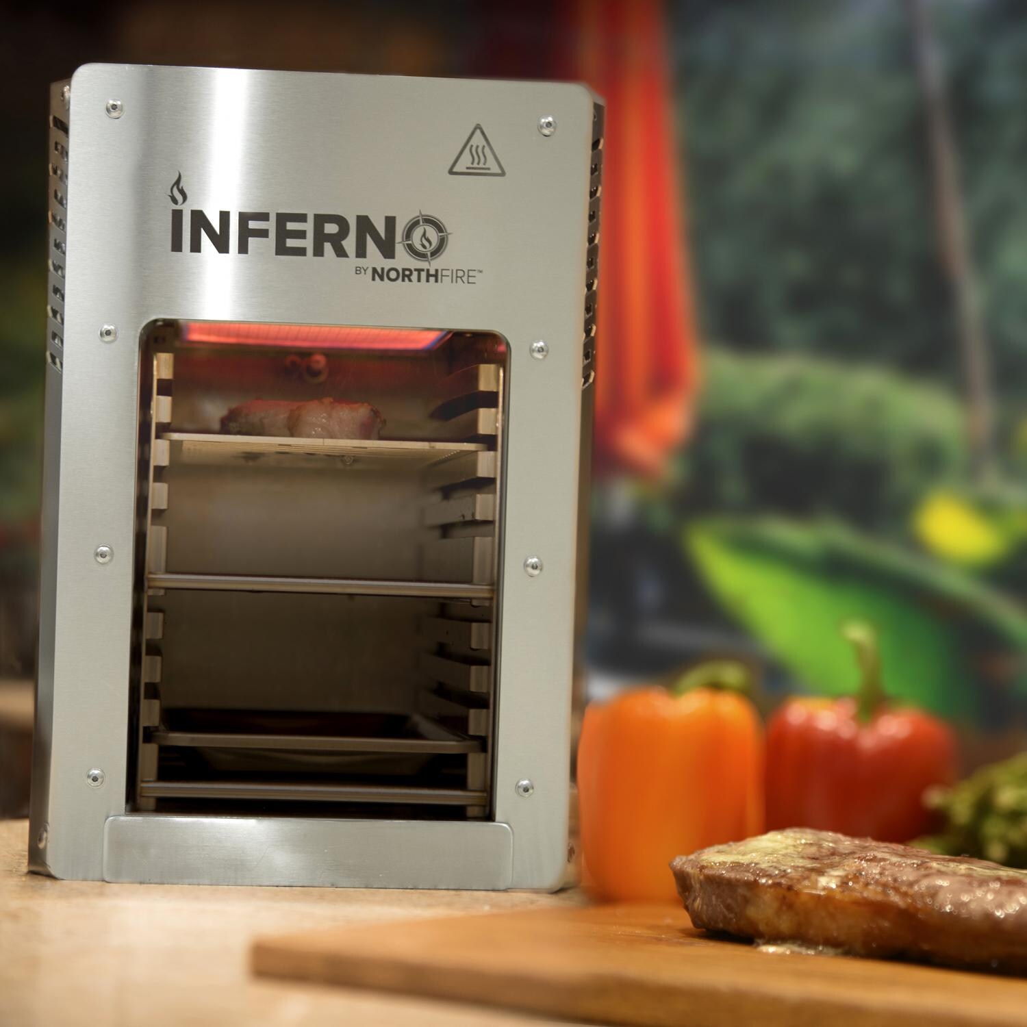 Northfire Inferno Infrared Propane Gas Grill - In Use thumbnail