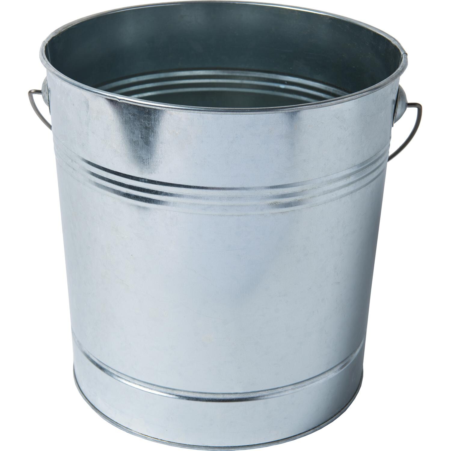 Traeger 20lb Pellet Metal Bucket - Bucket Back View thumbnail