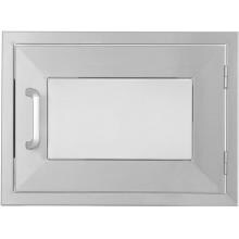 BBQGuys.com Kingston Panel Series 24-Inch Stainless Steel Right-Hinged Single Access Door - Horizontal