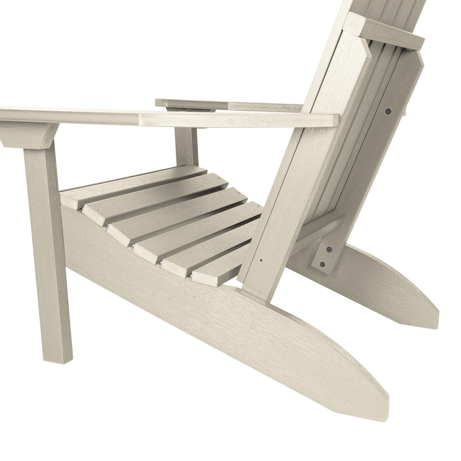 Lakeview Paradise Key Adirondack Chair - Whitewash - Chair Base thumbnail