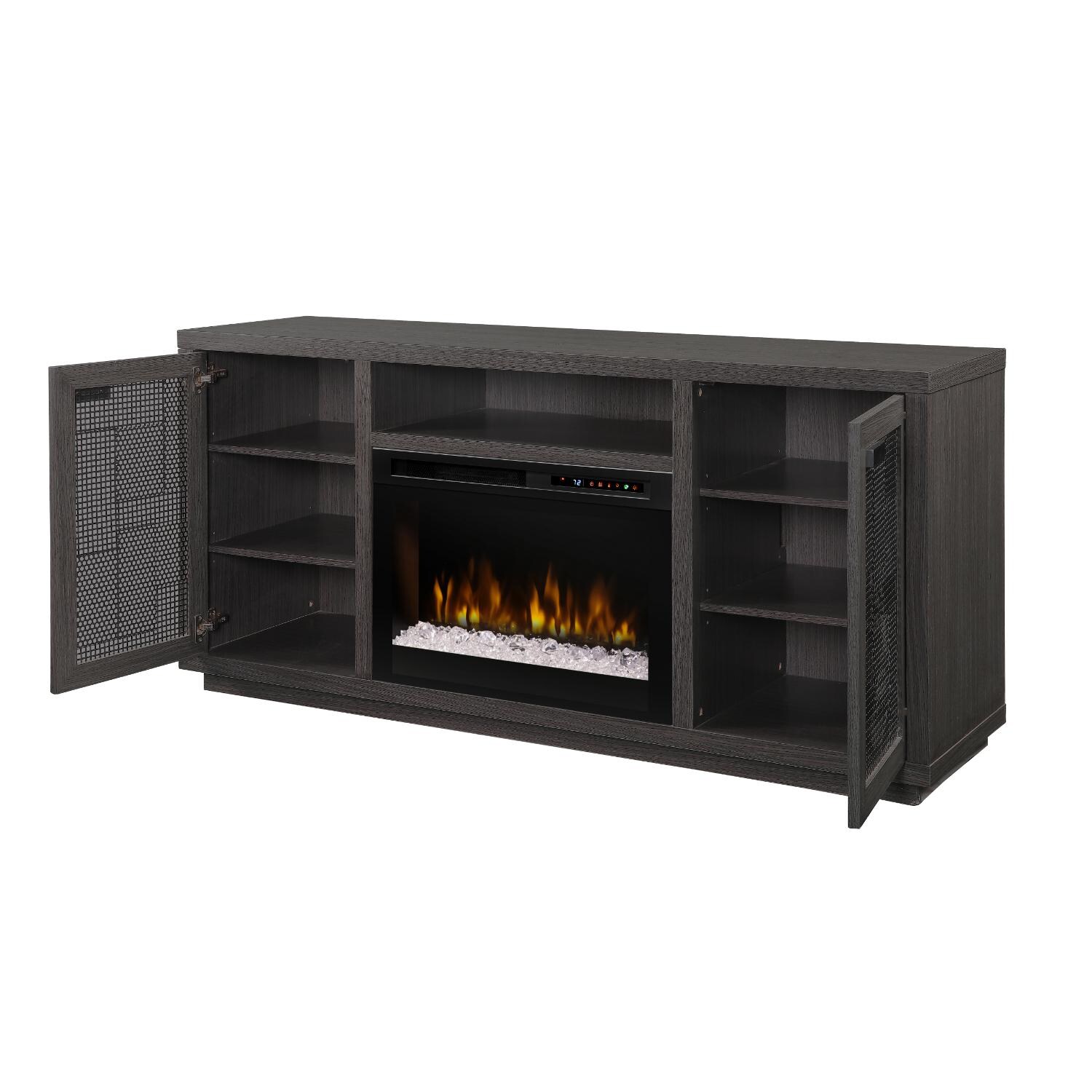 Dimplex Swayze 65-Inch Electric Fireplace Media Console - Acrylic Ice Embers - Night Horizon - GDS26G8-1917NH thumbnail