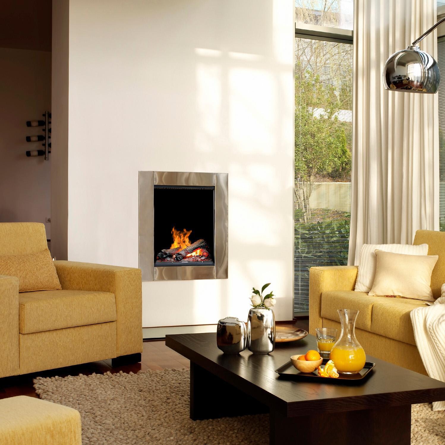 Dimplex Opti-Myst Pro 19-Inch Built-In Electric Firebox - Inner-Glow Logs - Lifestyle thumbnail