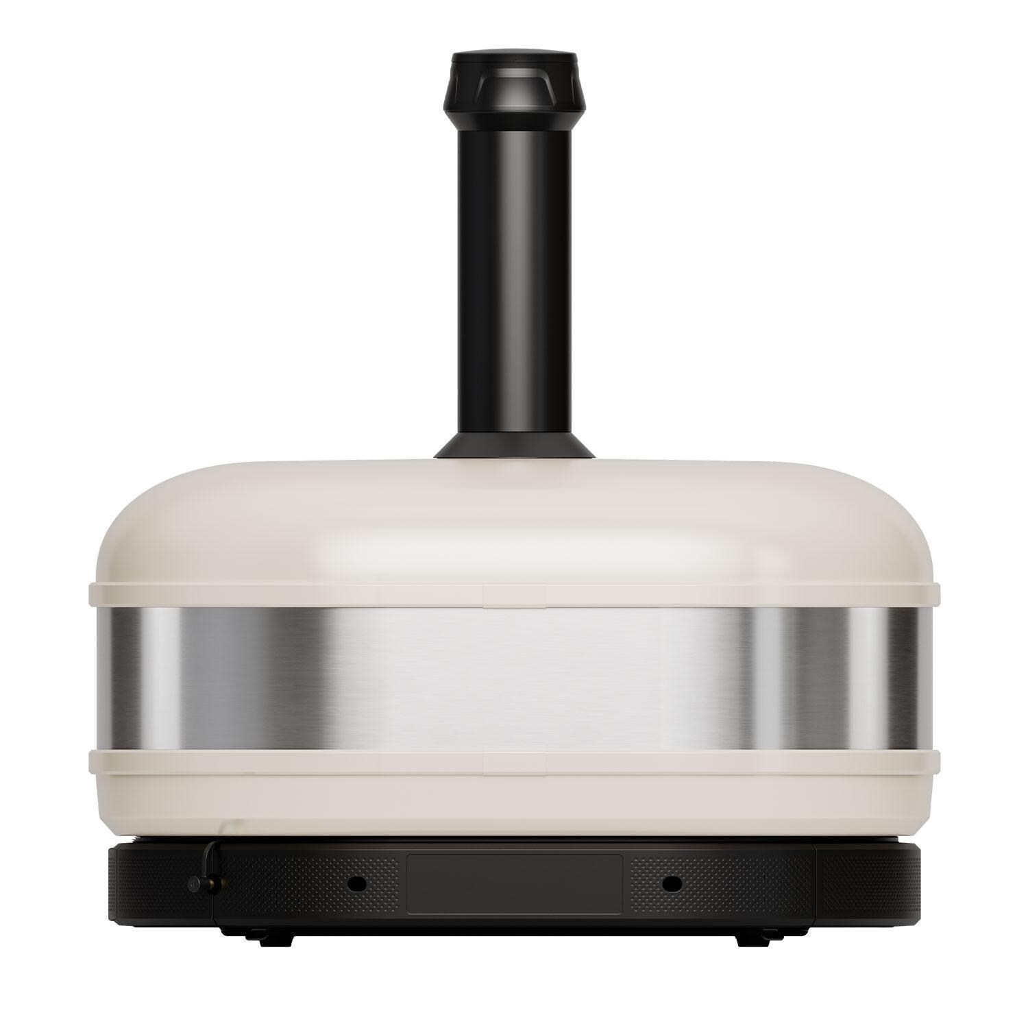Gozney GMPBNUS1825 Dome XL Gen 2 Propane Pizza Oven - Bone - Rear View - White Background