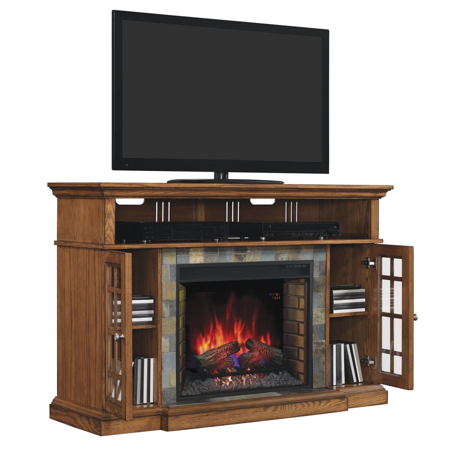 ClassicFlame Lakeland 60Inch Electric Fireplace Media Console With