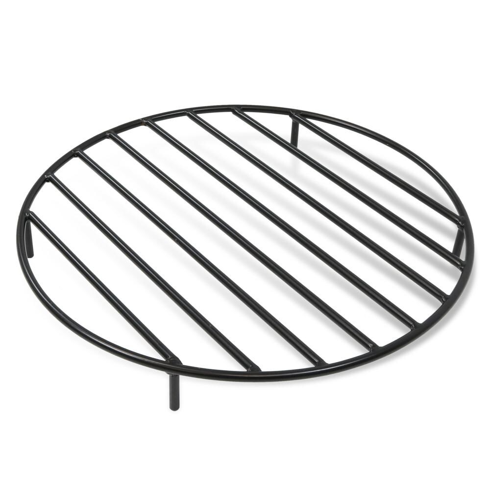 Sunnydaze 24-Inch Round Steel Outdoor Fire Pit Grate - NB-RG24-INV image