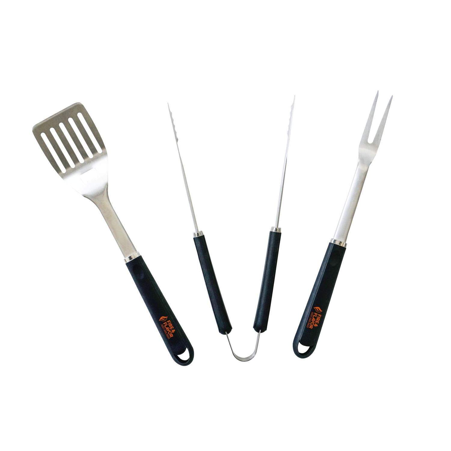 Fire & Flavor FFT101 3Pc Grill Tool Set thumbnail